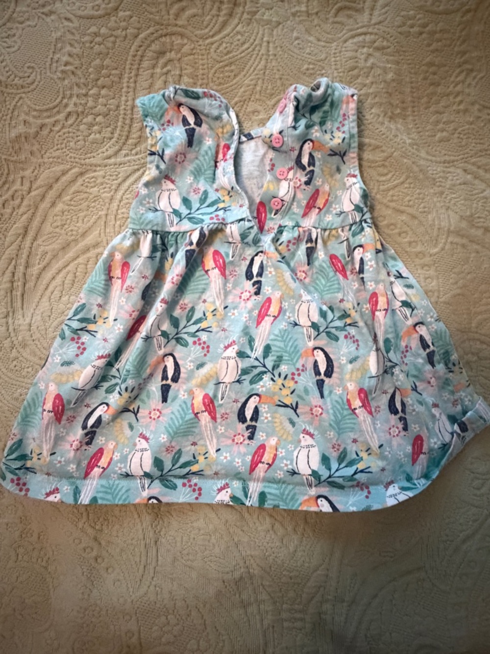 Jojo Maman Bebe - Parrot Print Sundress